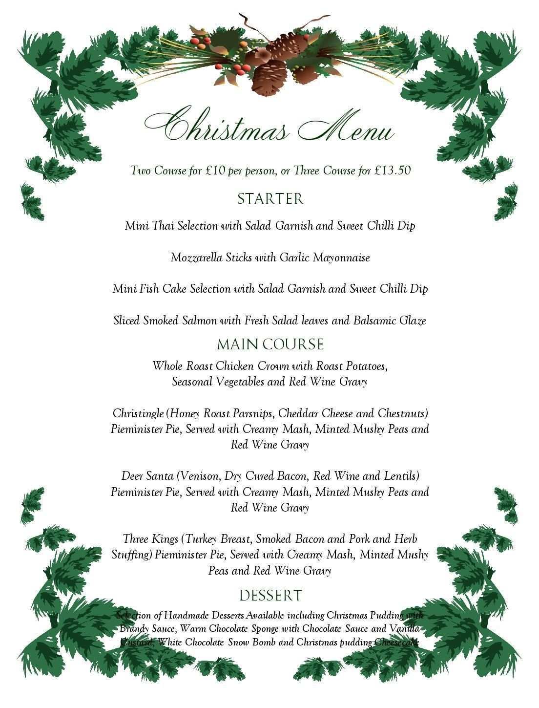 Christmas+Menu+Templates+Free | Christmas Menu, Free Printable regarding Free Printable Christmas Dinner Menu Template