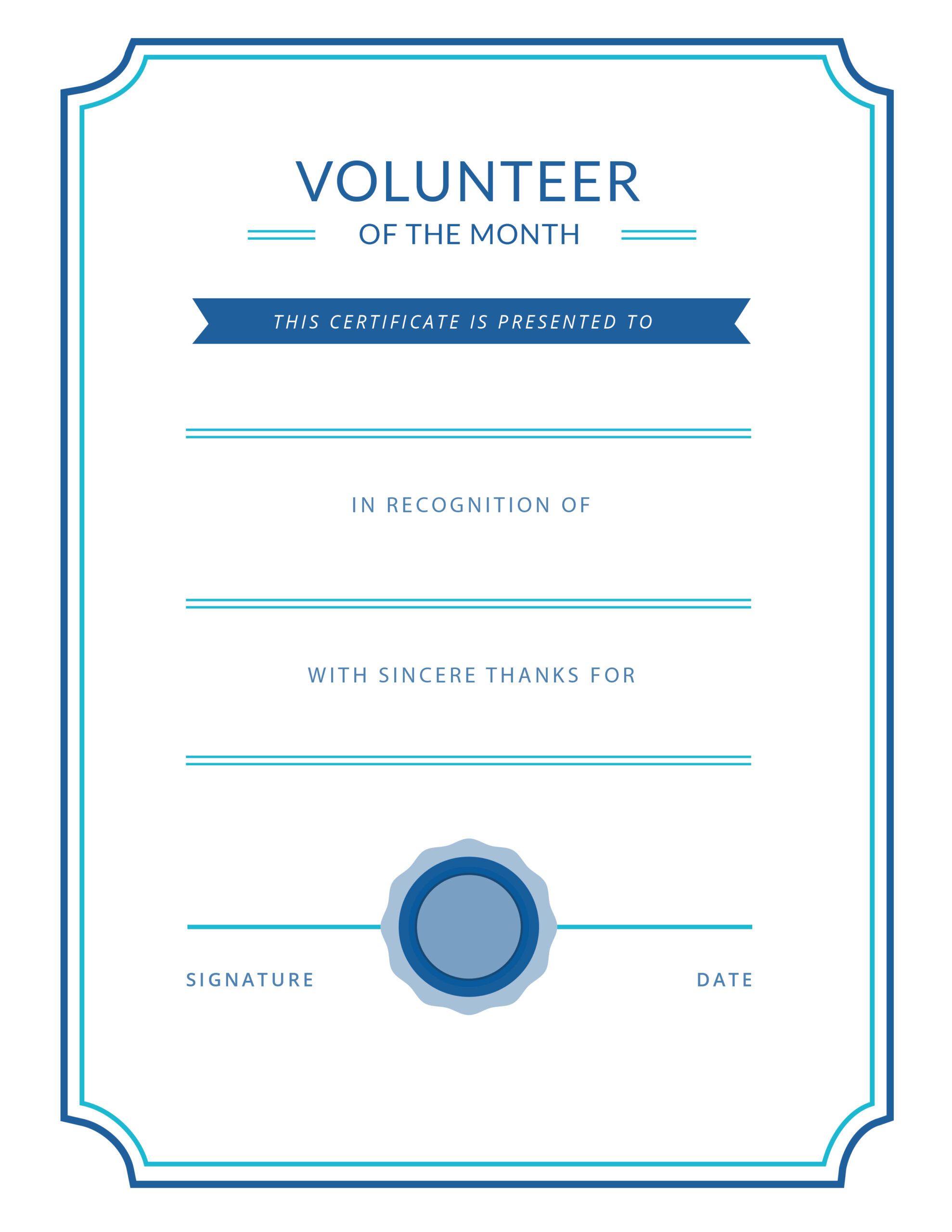 Classic Printable Volunteer Appreciation Certificates | Signup regarding Free Printable Volunteer Certificates Of Appreciation