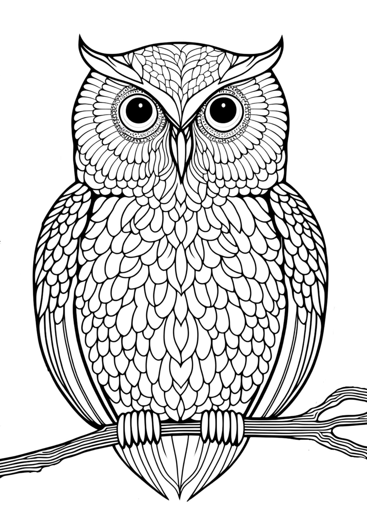 Coloring Pages Of Owls For Adults And Kids – Free And Printable inside Free Printable Owl Coloring Sheets