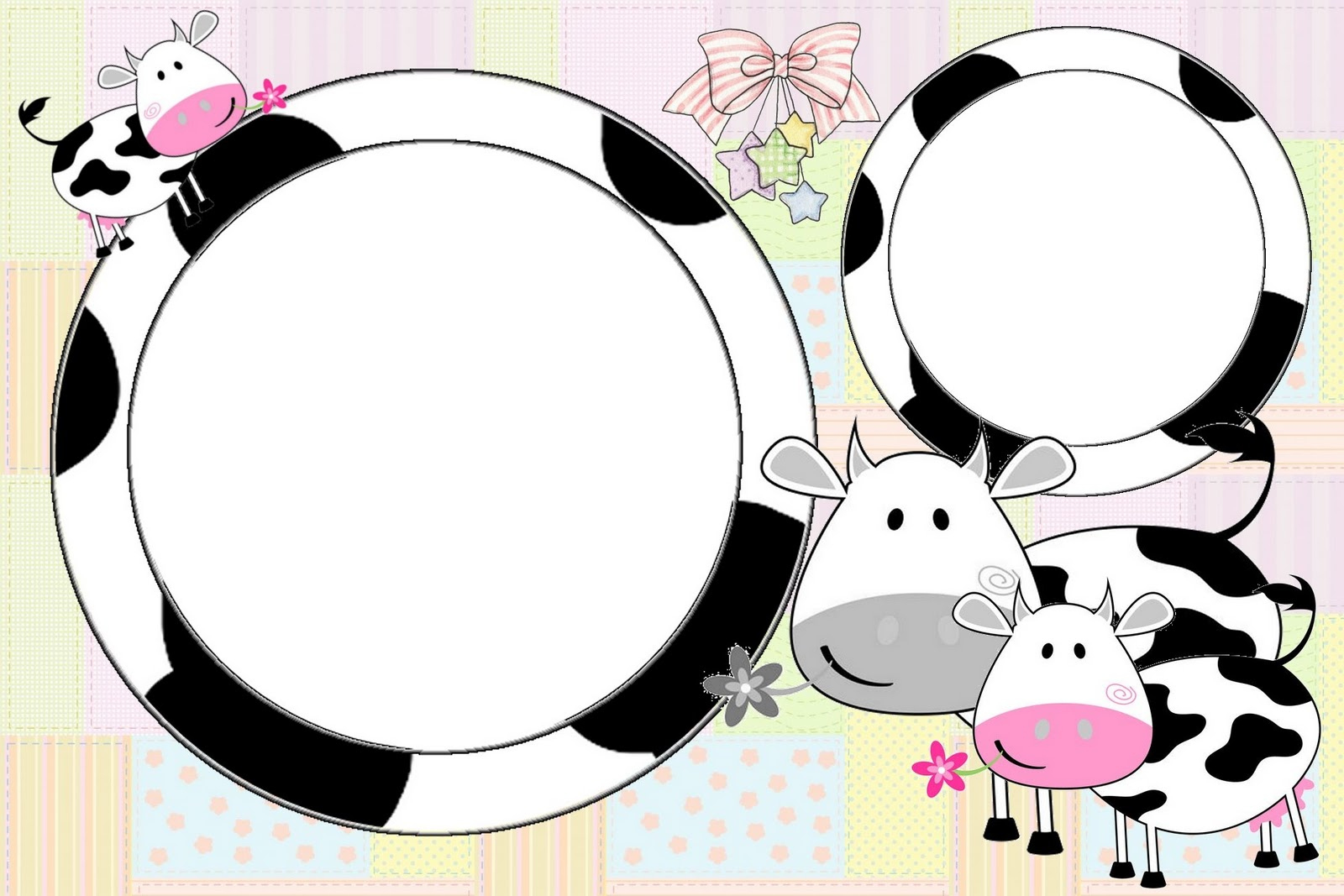 Cow And Patchwork Free Printable Invitations. - Oh My Fiesta! In with regard to Free Printable Cow Birthday Invitations