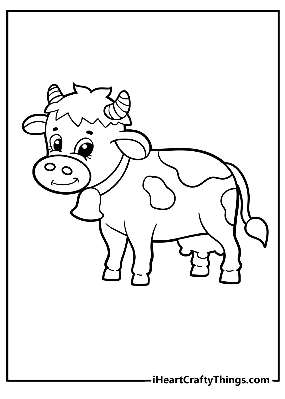 Cow Coloring Pages (100% Free Printables) intended for Coloring Pages Of Cows Free Printable