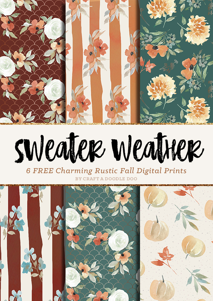 Craft A Doodle Doo: Free Fall Digital Printable Paper Pack throughout Free Printable Autumn Paper