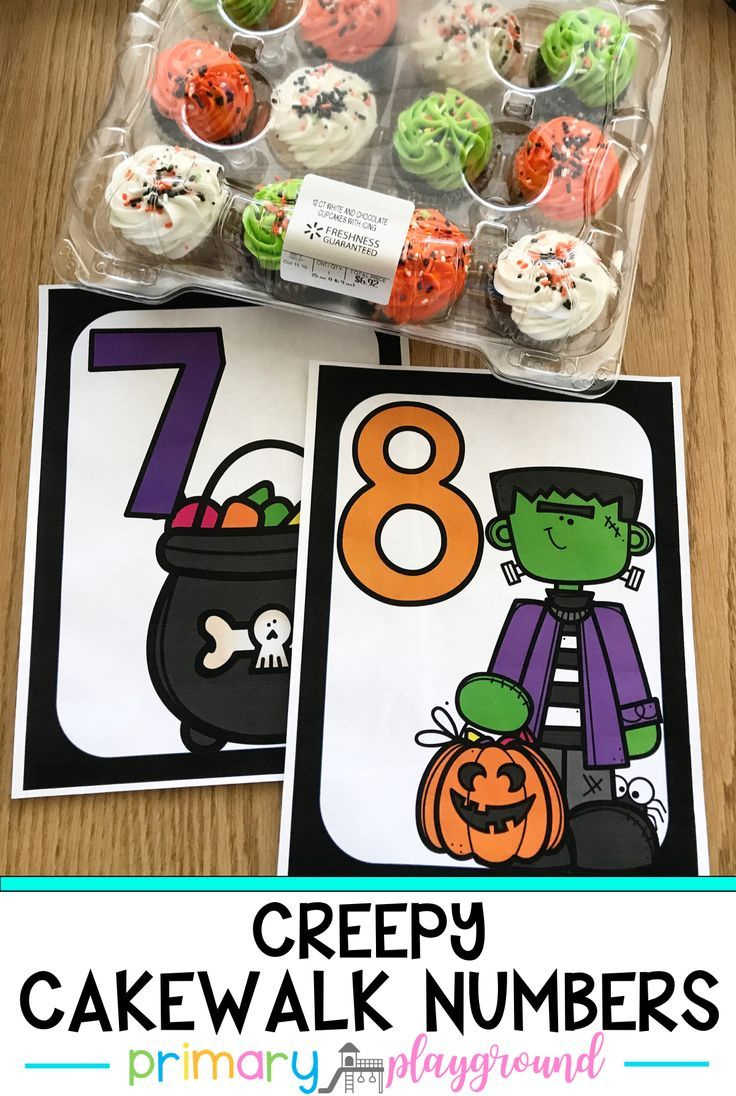 Creepy Cake Walk Numbers For Halloween Carnival with regard to Free Printable Cake Walk Numbers