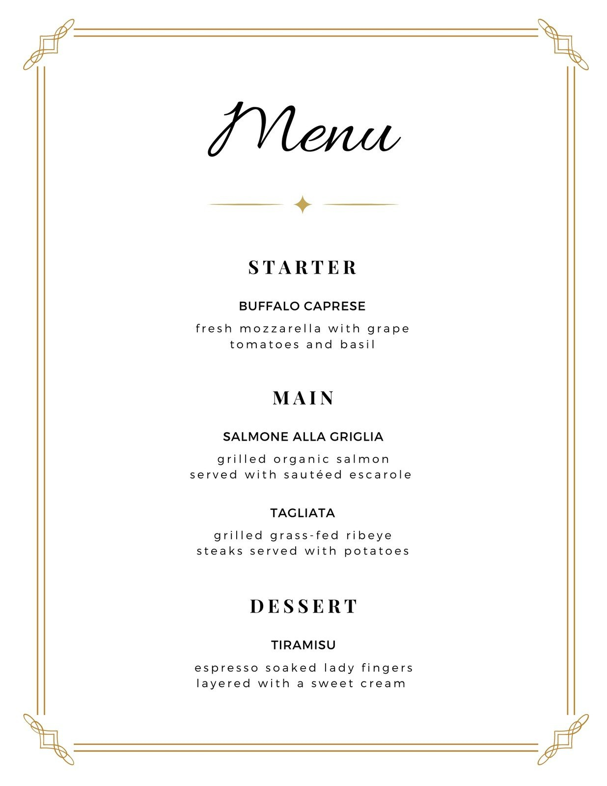 Customize 11,910+ Menus Templates Online - Canva in Free Printable Menu Templates