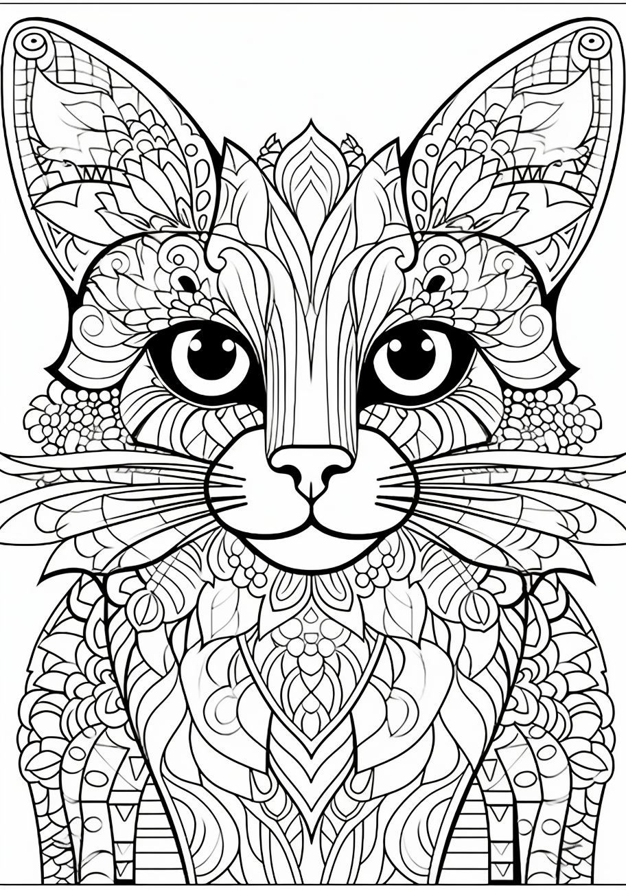 Cute Animal Coloring Pages - Coloring Pages For Girls Printable throughout Free Printable Arty Animal Outlines