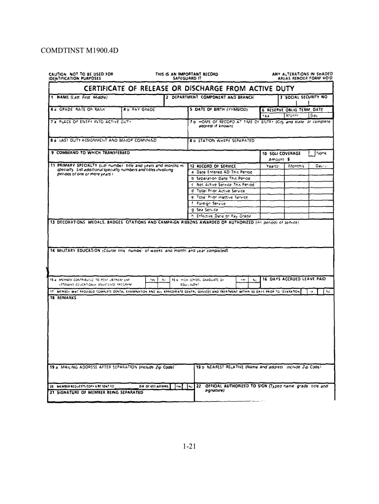 Dd 214 Form Pdf - Fill Online, Printable, Fillable, Blank | Pdffiller inside Free Printable DD214 Form