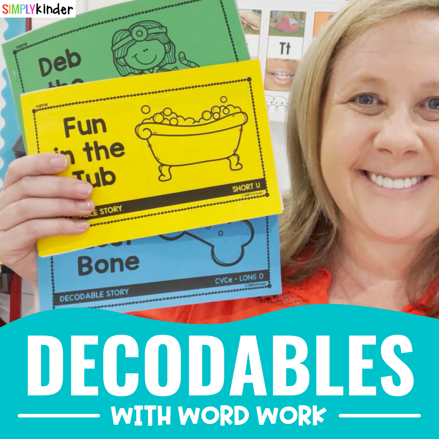 Decodable Readers For Kindergarten - Simply Kinder with regard to Free Printable Decodable Books For Kindergarten