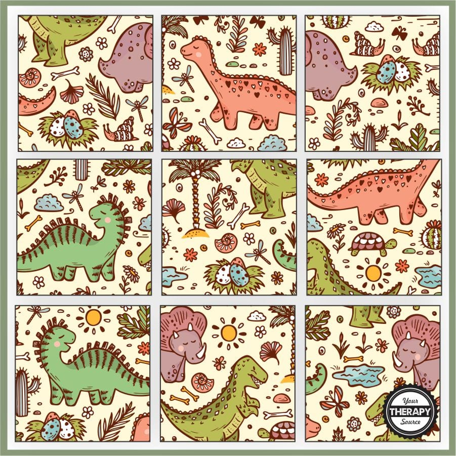 Dinosaur Puzzles Printable - Free - Your Therapy Source for Free Printable Puzzles