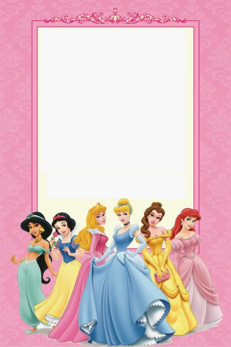 Disney Princess Party: Free Printable Mini Kit. Editable. - Oh My intended for Disney Princess Birthday Invitations Free Printable