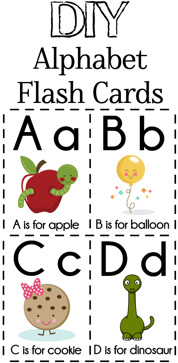 Diy Alphabet Flash Cards Free Printable - Extreme Couponing Mom regarding Free Printable Flashcards for Toddlers