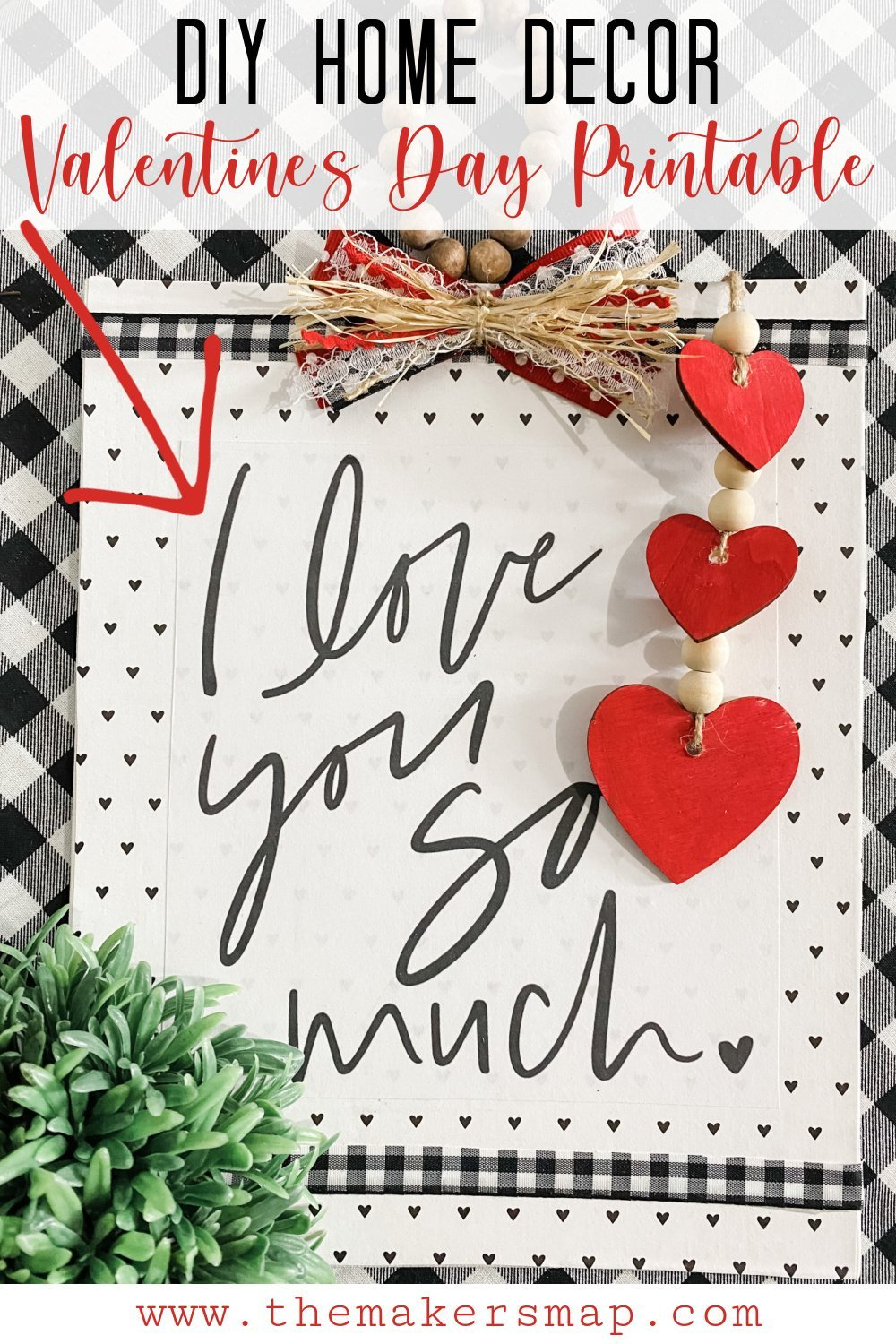 Diy Home Decor With Free Valentine&amp;#039;S Day Printable with regard to Free Printable Valentine&amp;#039;S Day Decorations