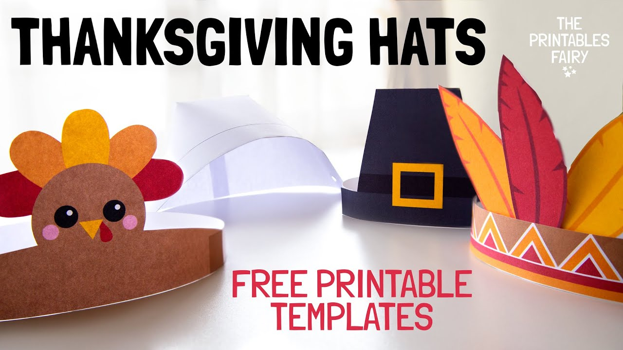 Diy Thanksgiving Hats For Kids - The Printables Fairy intended for Free Printable Thanksgiving Hats