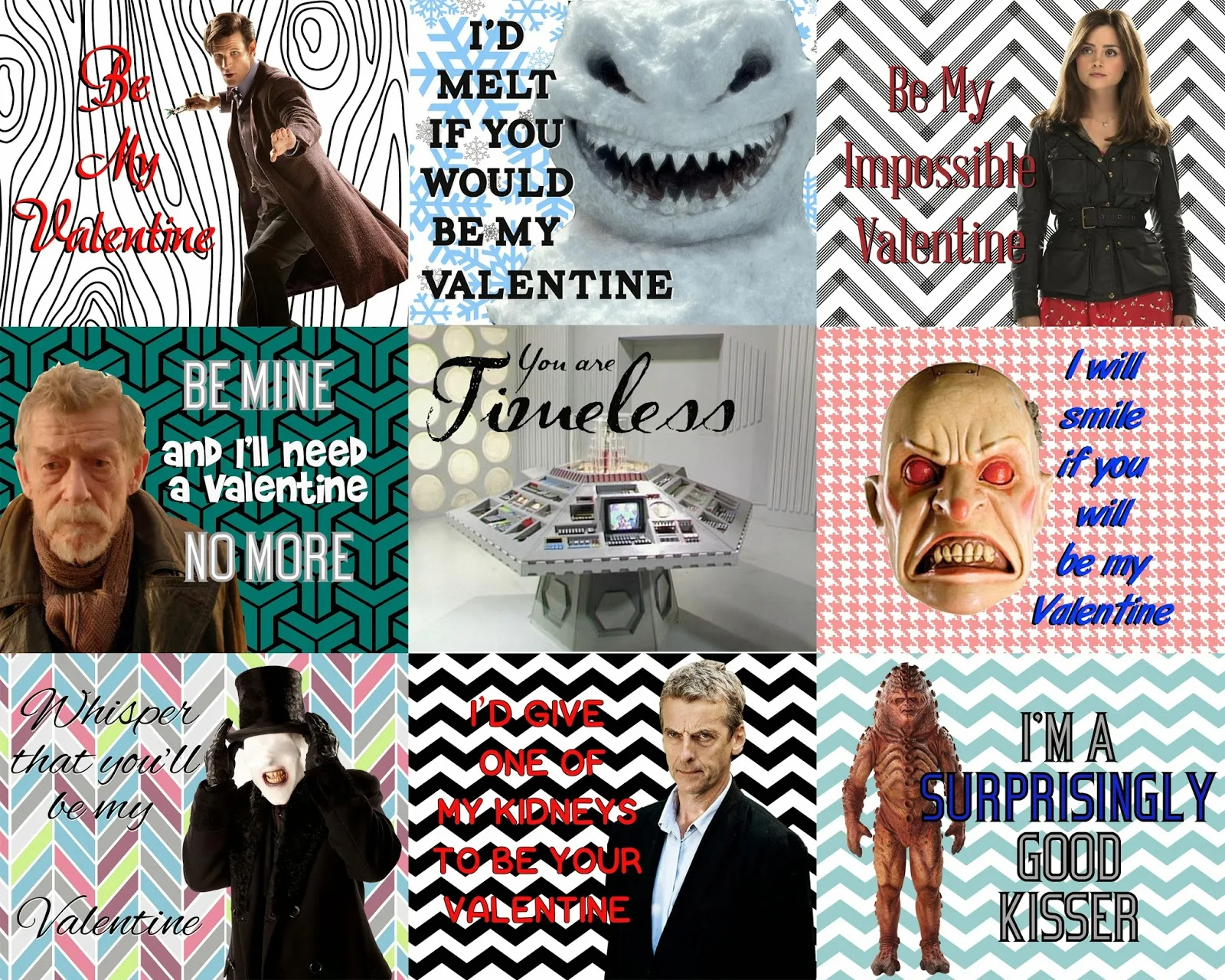 Doctor Who Valentine Printables! with regard to Free Printable Doctor Who Valentines