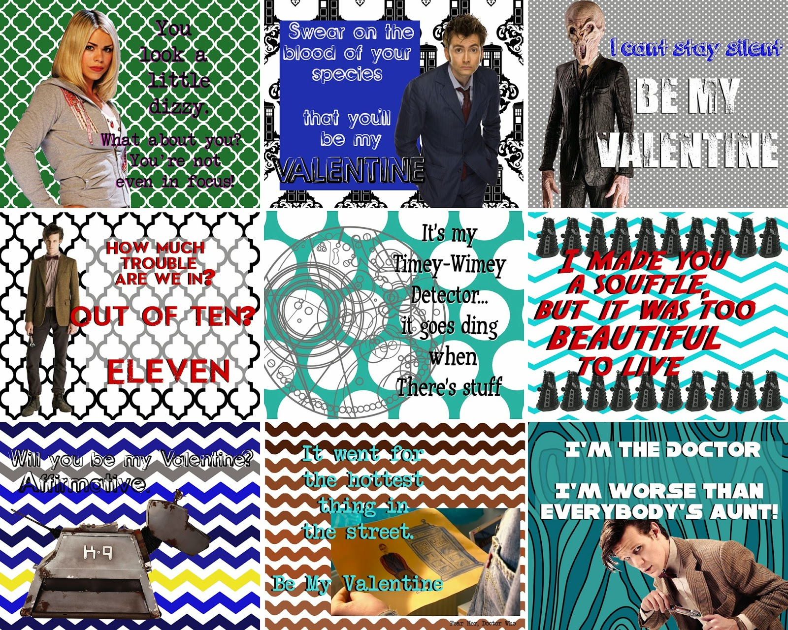 Doctor Who Valentine Printables! within Free Printable Doctor Who Valentines