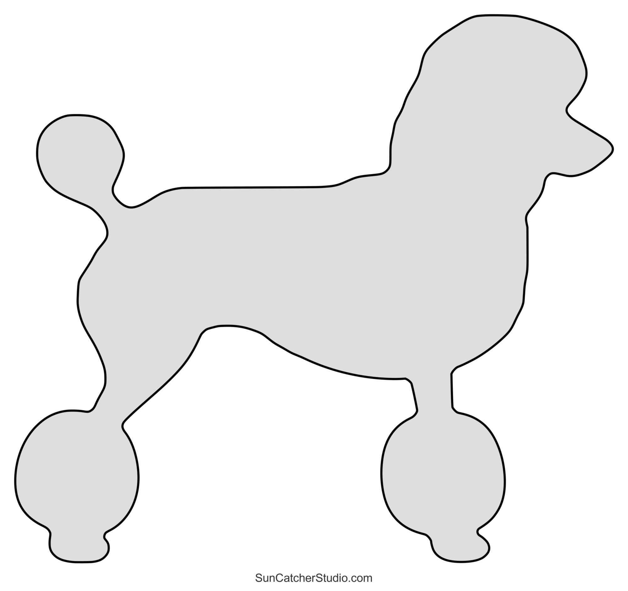 Dog Patterns, Templates, Silhouettes (Free Jpg, Png, Svg) – Diy within Free Printable Dog Silhouettes