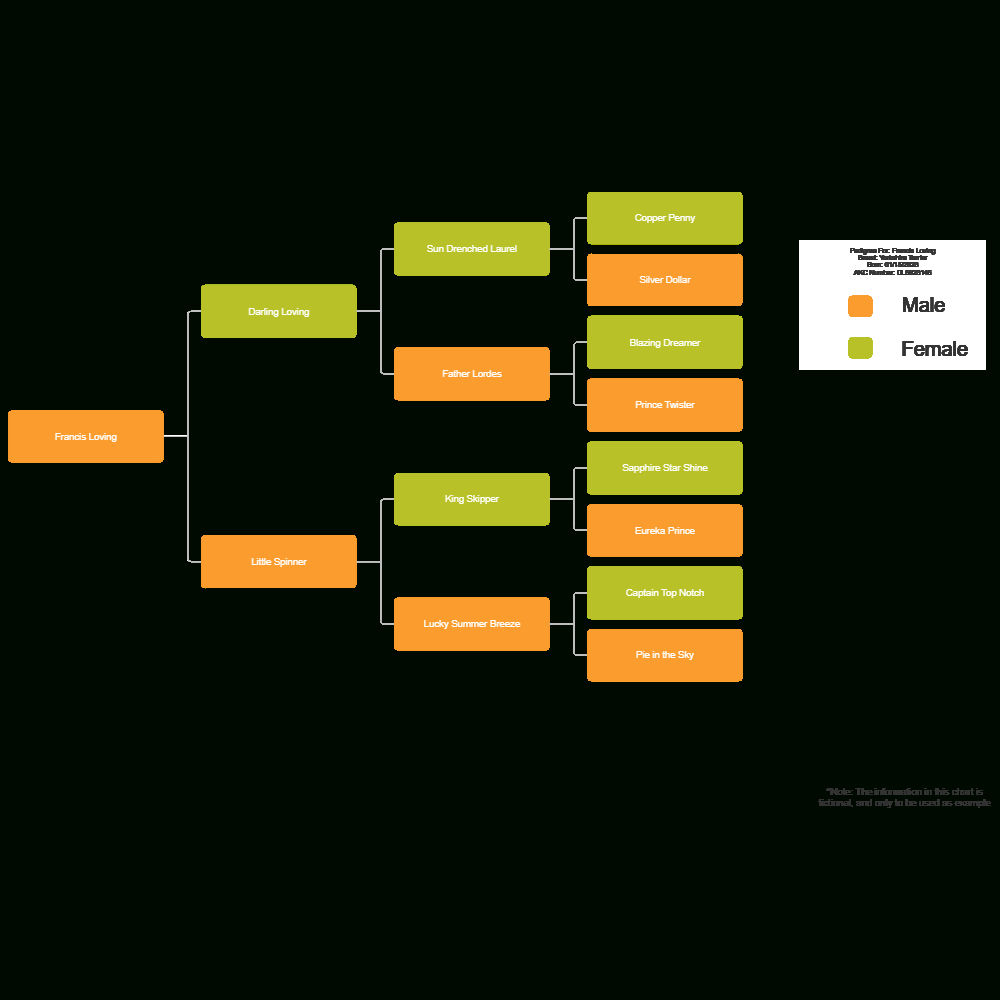 Dog Pedigree Chart throughout Free Printable Dog Pedigree Generator