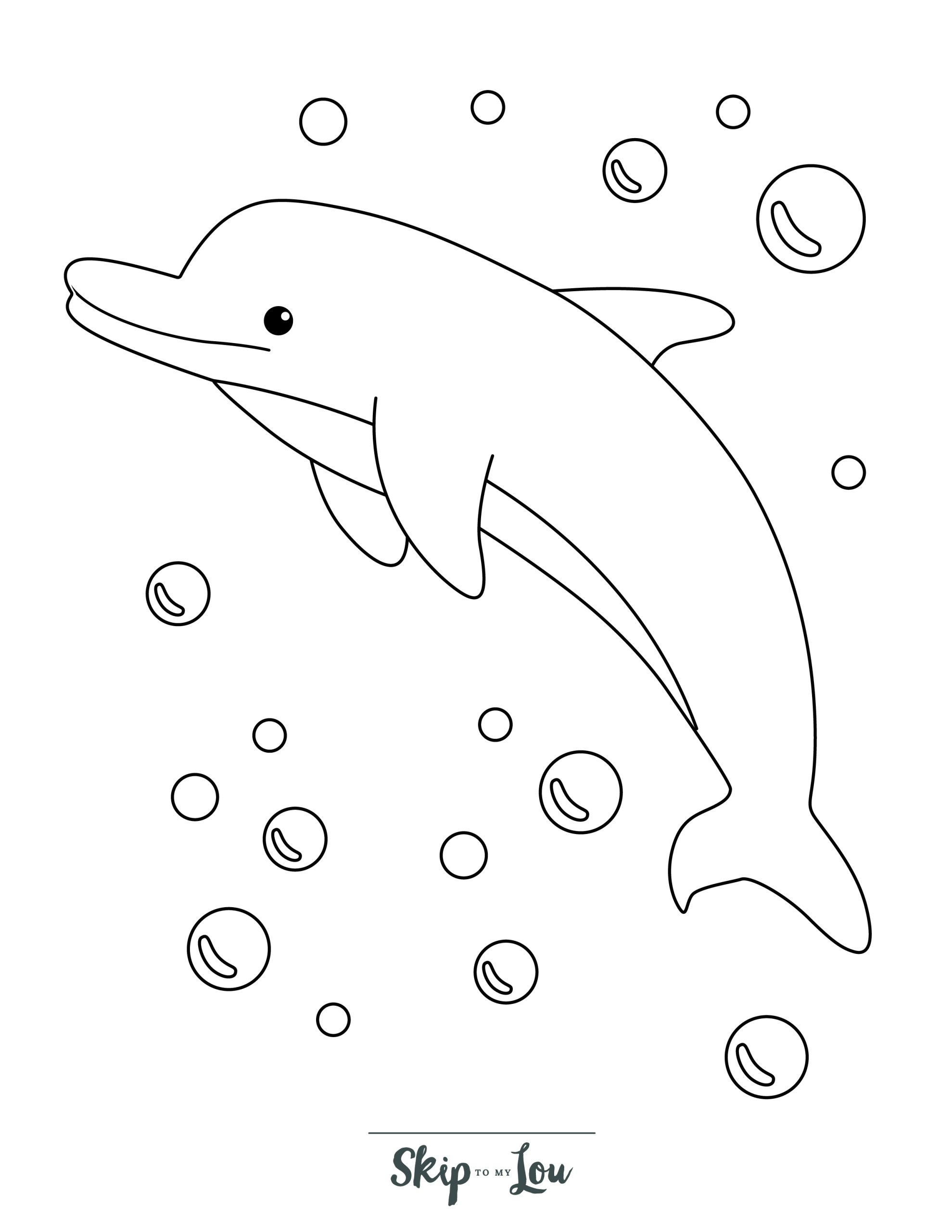 Dolphin Coloring Pages - Free Printable Images For Kids | Skip To pertaining to Dolphin Coloring Sheets Free Printable