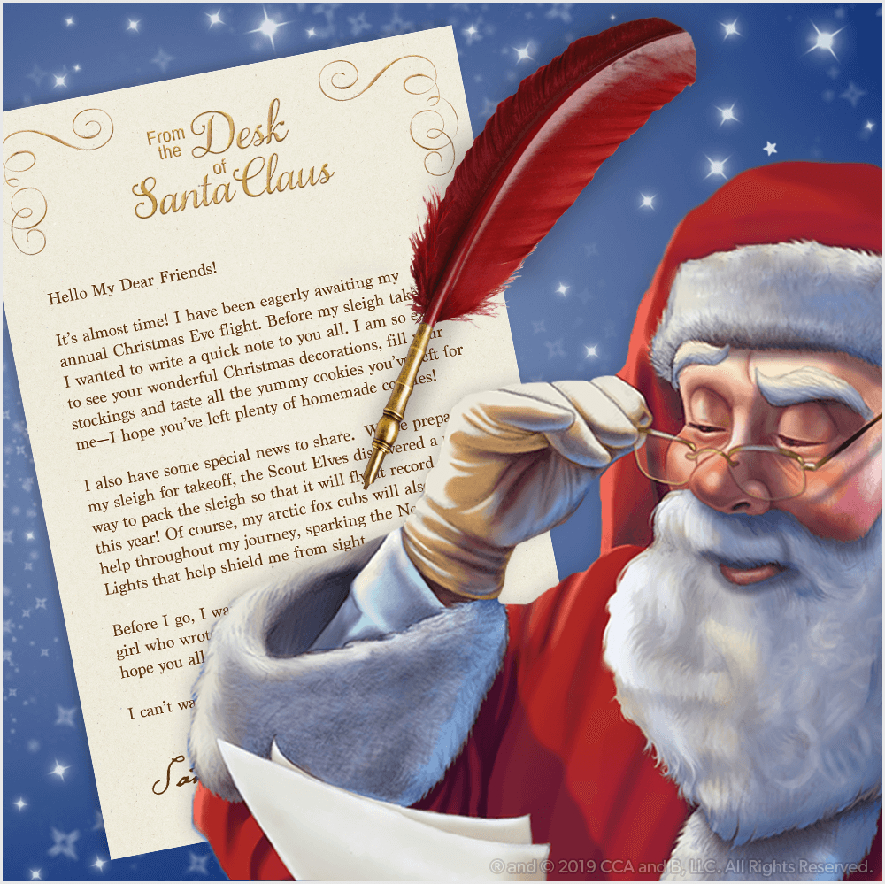 Download A Free, Printable Letter From Santa | The Elf On The Shelf within Free Printable Christmas Morning Letters From Santa