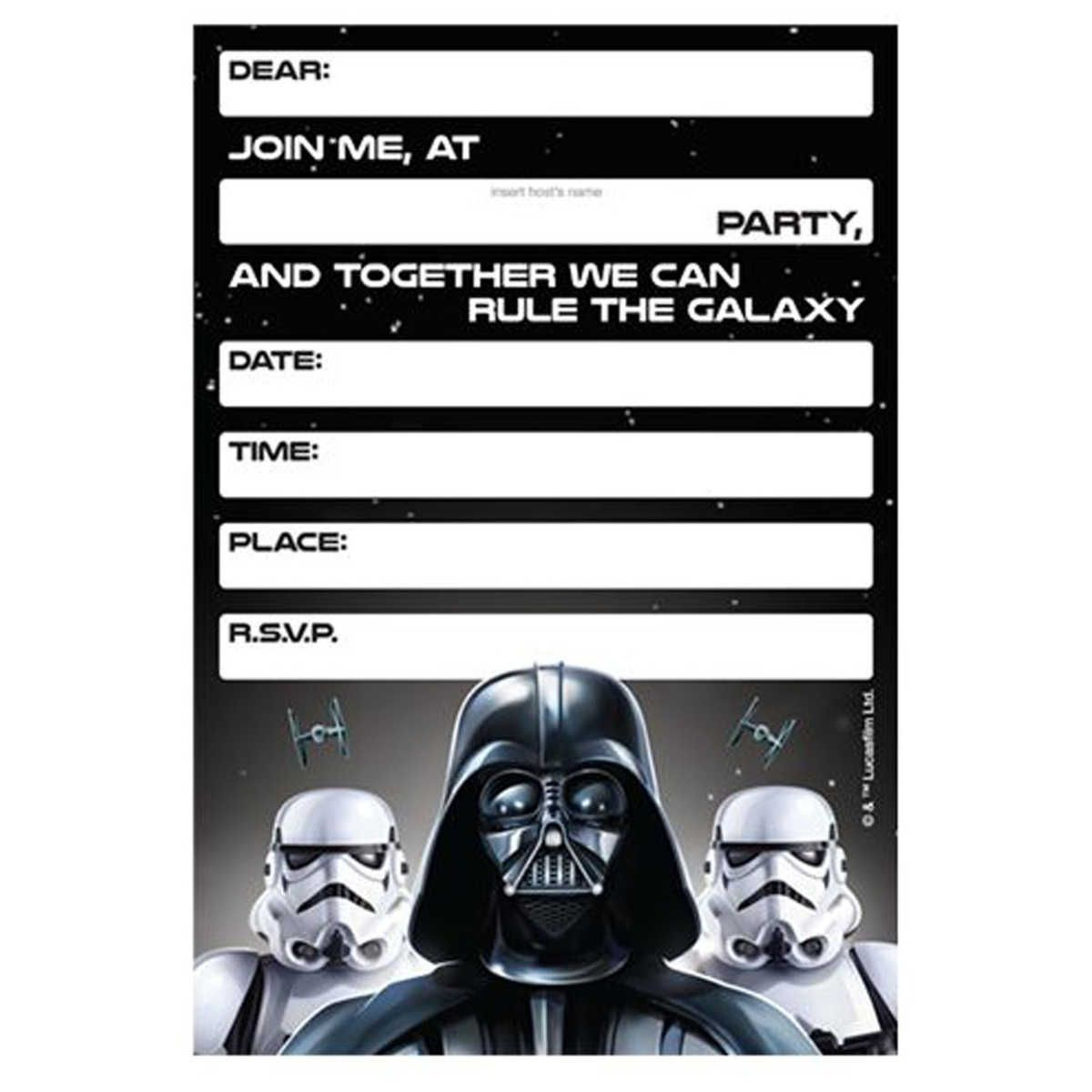 Download Free Lego Birthday Invitations | Star Wars Invitations with Star Wars Invitations Free Printable