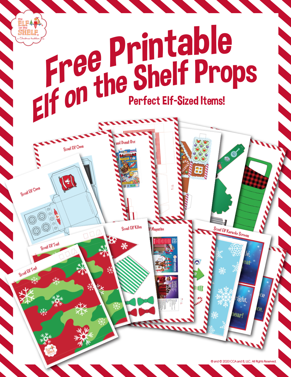 Download Free Printable Elf On The Shelf Props | The Elf On The Shelf for Free Elf On The Shelf Printables