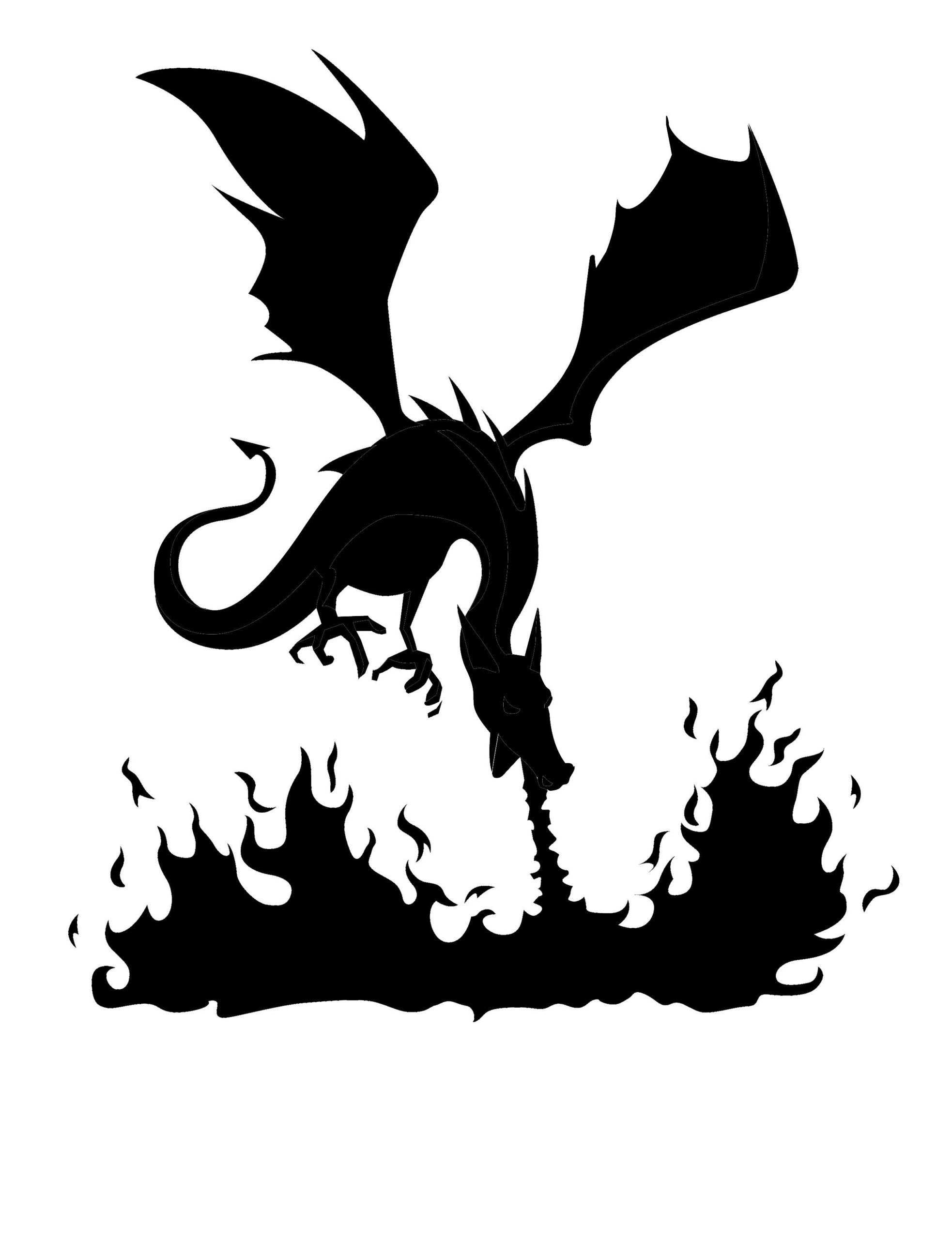 Dragon (Free Pumpkin Stencil - Pumpkin Pattern - Pumpkin Template within Free Printable Dragon Stencils