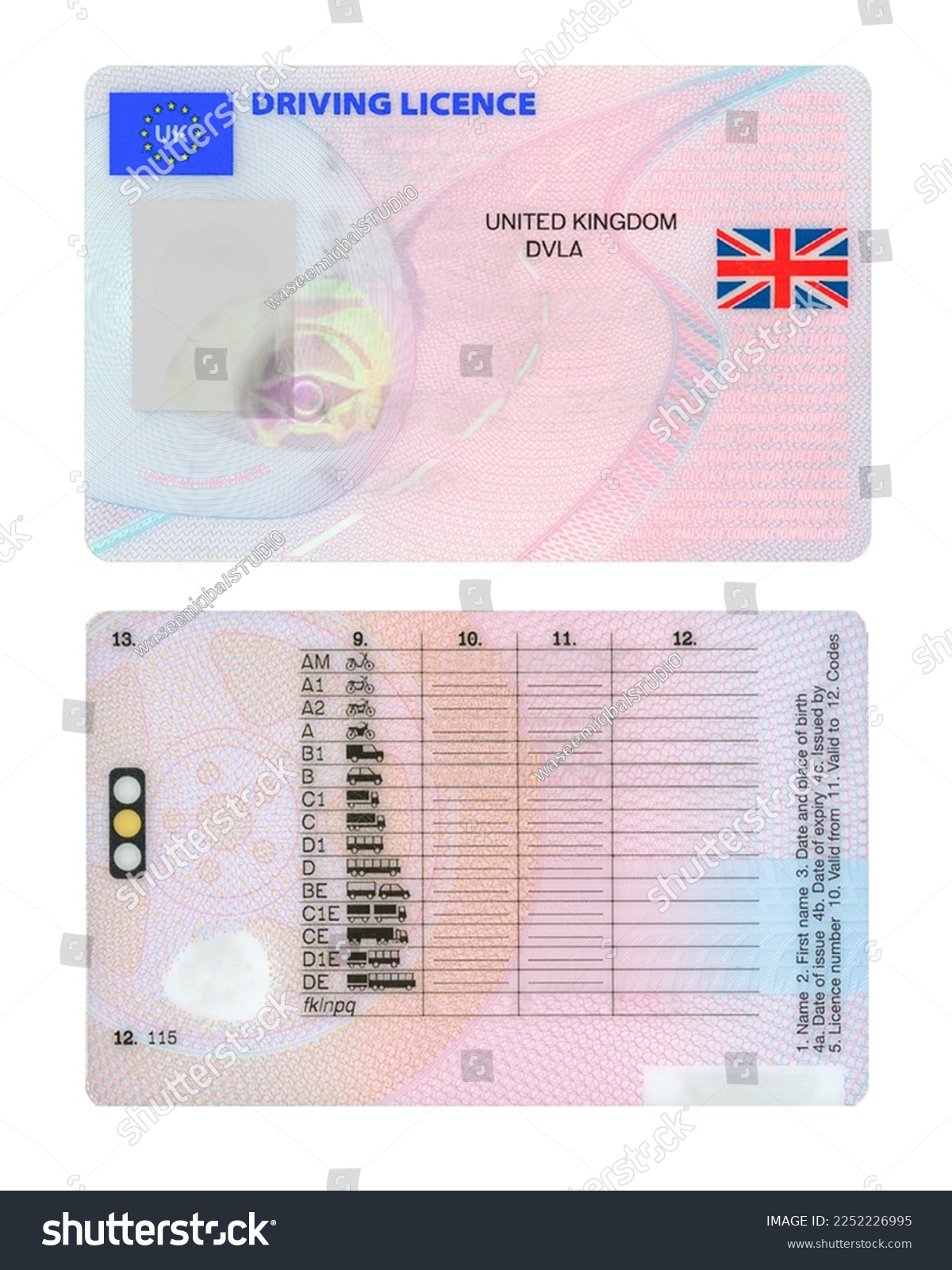 Drivers License Template Royalty-Free Images, Stock Photos within Free Printable Fake Drivers License