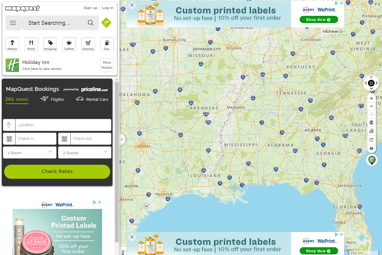 Driving Directions Mapquest Free Printable in Free Printable Driving Directions