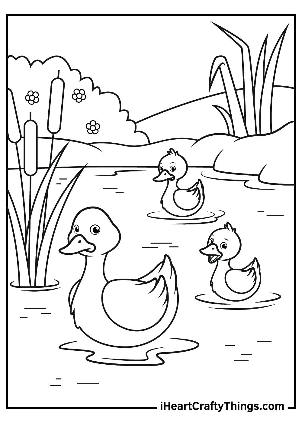 Duck Coloring Pages (100% Free Printables) in Free Duck Printables