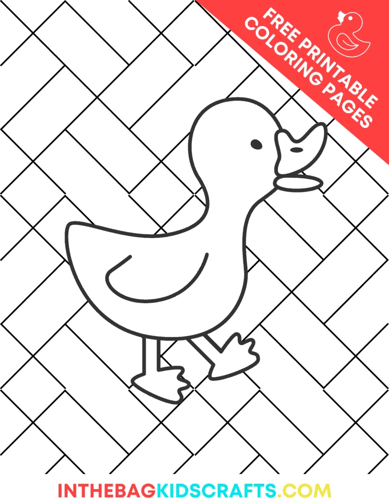 Duck Coloring Pages (Free Printables) • In The Bag Kids&amp;#039; Crafts in Free Duck Printables