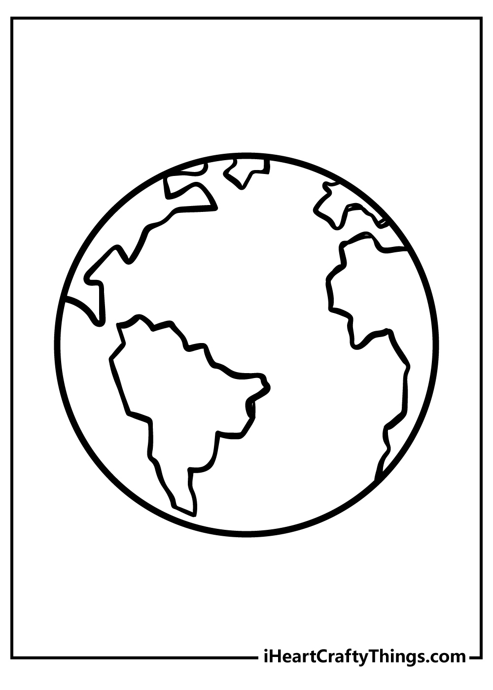 Earth Coloring Pages (100% Free Printables) regarding Free Printable Earth Pictures