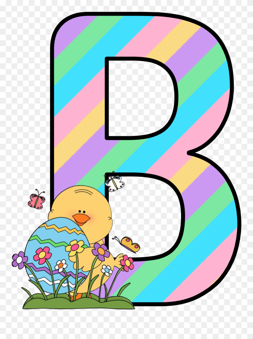 Easter Alphabet Letters Clipart pertaining to Free Printable Clip Art Letters