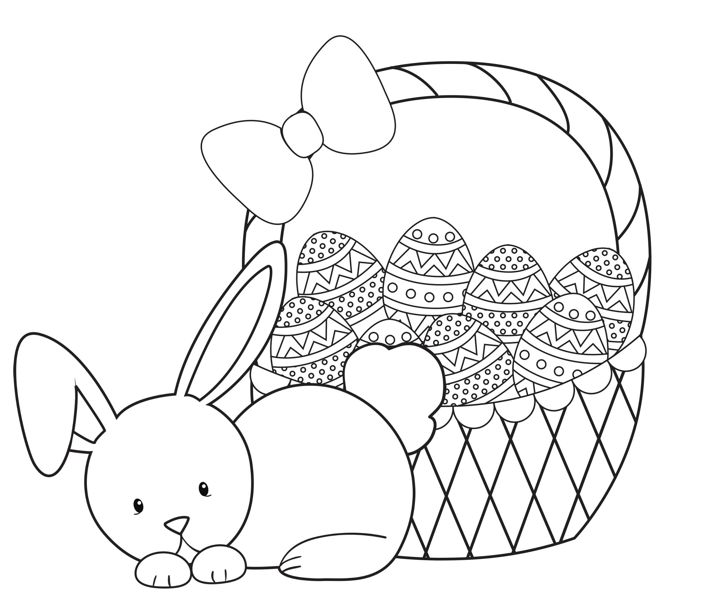 Easter Coloring Pages For Kids - Crazy Little Projects in Free Printable Easter Coloring Pages For Toddlers