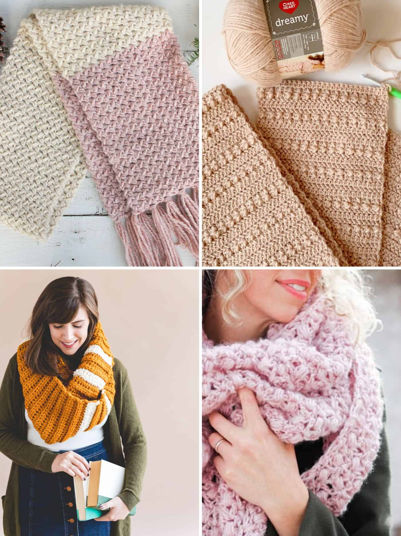 Easy Crochet Scarf Patterns You&amp;#039;Ll Love - Daisy Cottage Designs in Free Printable Crochet Scarf Patterns