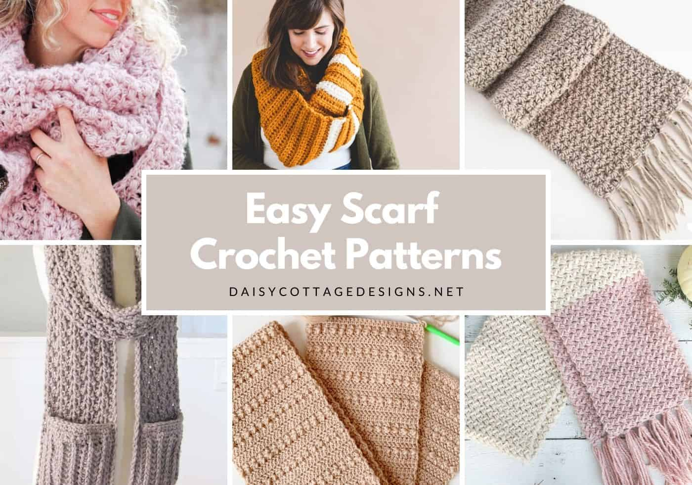 Easy Crochet Scarf Patterns You&amp;#039;Ll Love - Daisy Cottage Designs pertaining to Free Printable Crochet Scarf Patterns