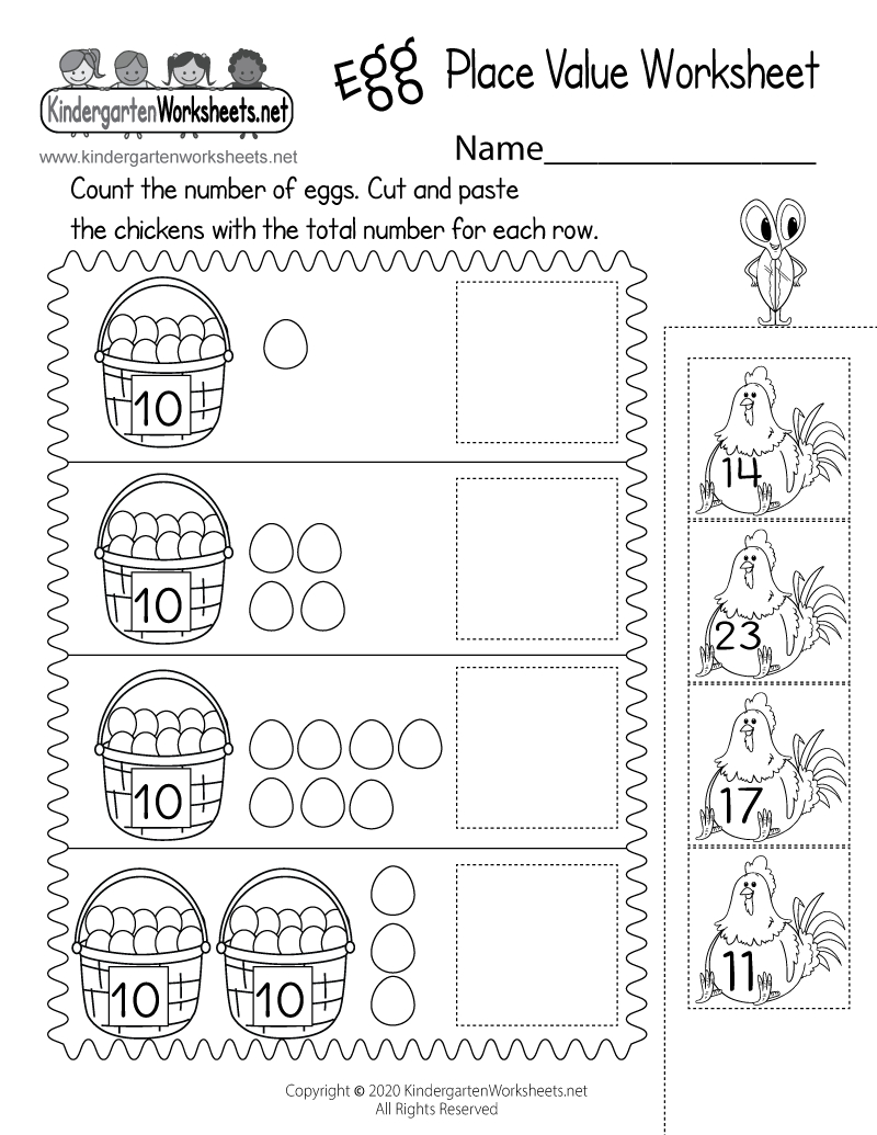 Egg Place Value Worksheet - Free Printable, Digital, &amp;amp; Pdf with regard to Free Printable Place Value Worksheets