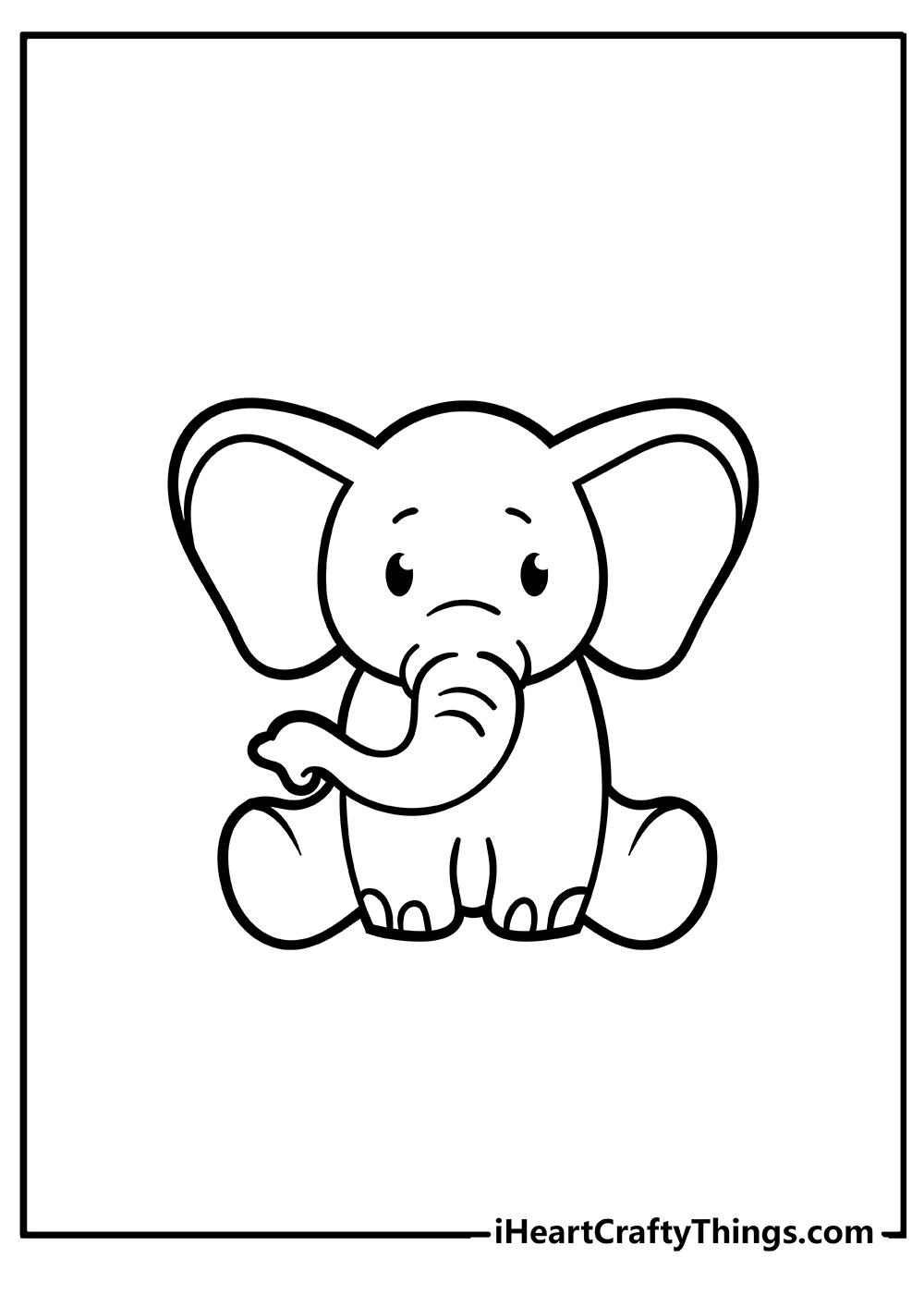 Elephant Coloring Pages (100% Free Printables) for Free Printable Elephant Images