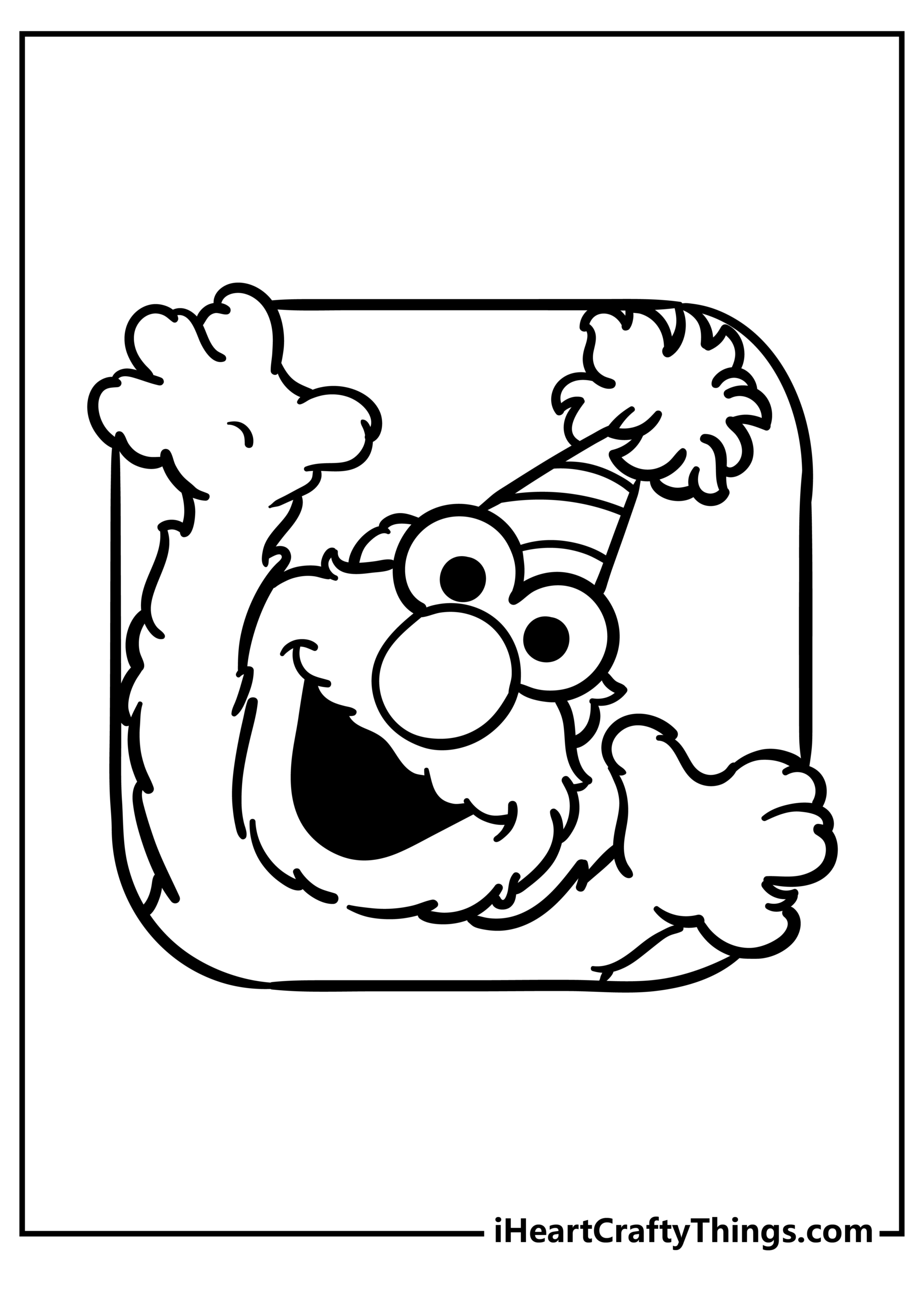 Elmo Coloring Pages (100% Free Printables) within Elmo Color Pages Free Printable