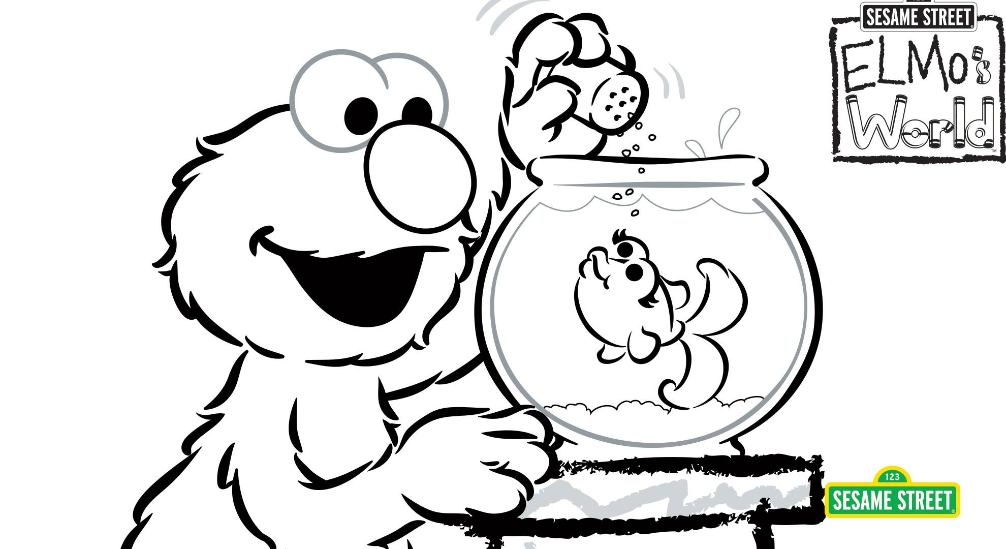 Elmo&amp;#039;S World Coloring Page Printable | Sesame Street | Pbs pertaining to Elmo Color Pages Free Printable