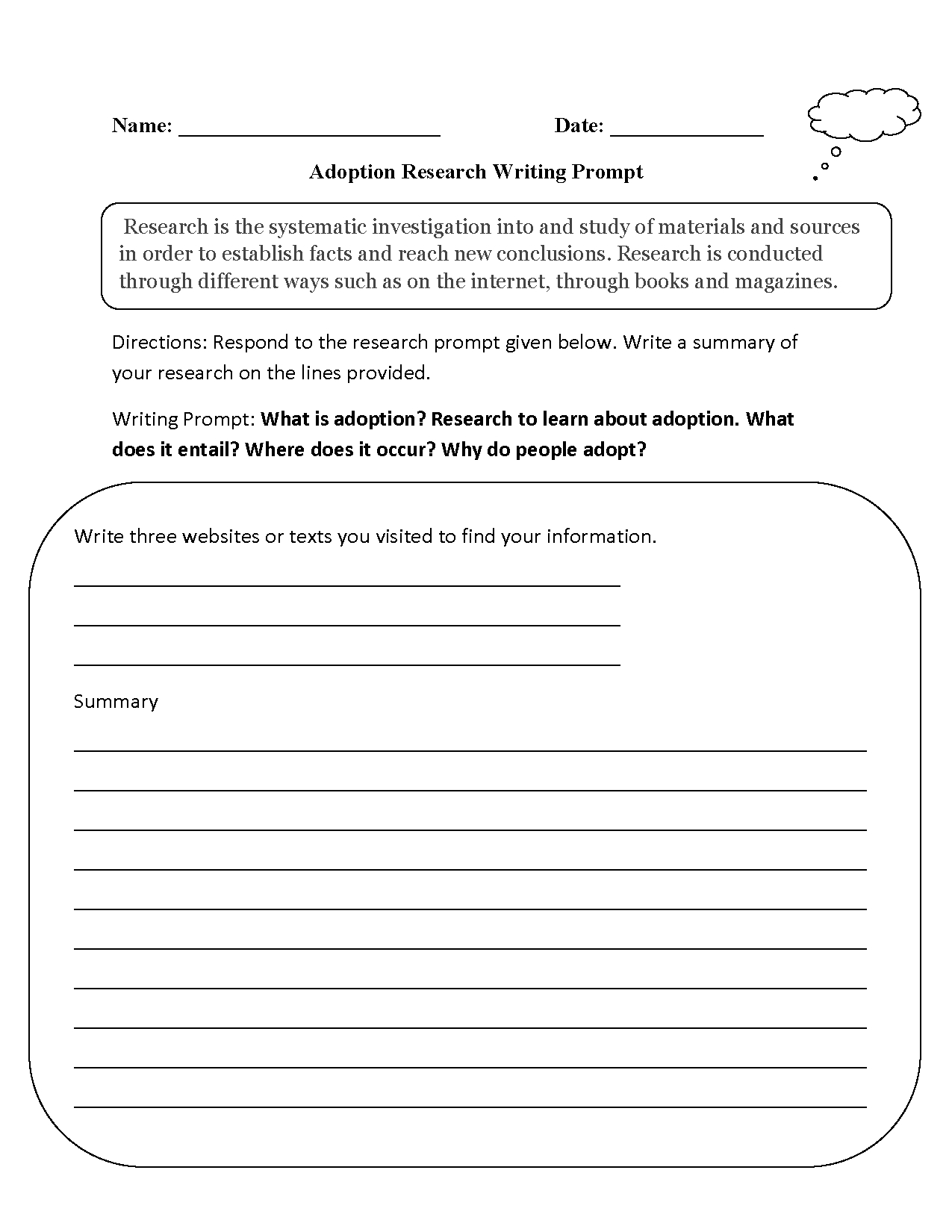 Englishlinx | Writing Prompts Worksheets throughout Free Printable Writing Prompts for Middle School