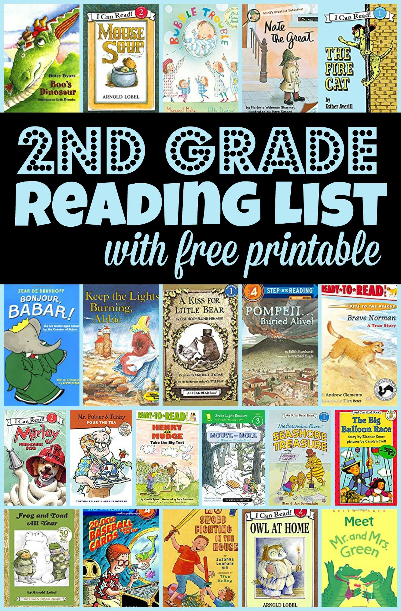 📚 Best 2Nd Grade Reading Books List (Free Printable) in Free Printable Story Books for Grade 2