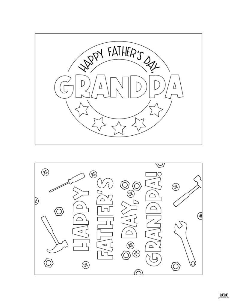 Father&amp;#039;S Day Cards - 50 Free Printables | Printabulls for Free Printable Fathers Day Coloring Pages for Grandpa