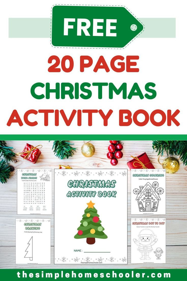 Festive Free Christmas Activity Booklet Printable | Free Christmas within Free Printable Christmas Activities