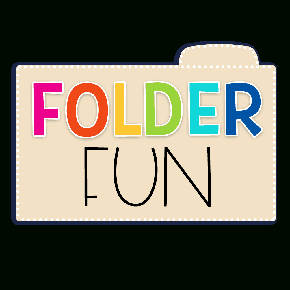 File Folder Fun - Free File Folder Games regarding Free Printable Folder Games