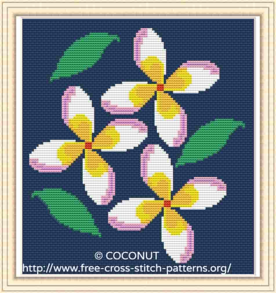 Flower (13) , Free And Easy Printable Cross Stitch Pattern | Free regarding Free Printable Cross Stitch Patterns Flowers