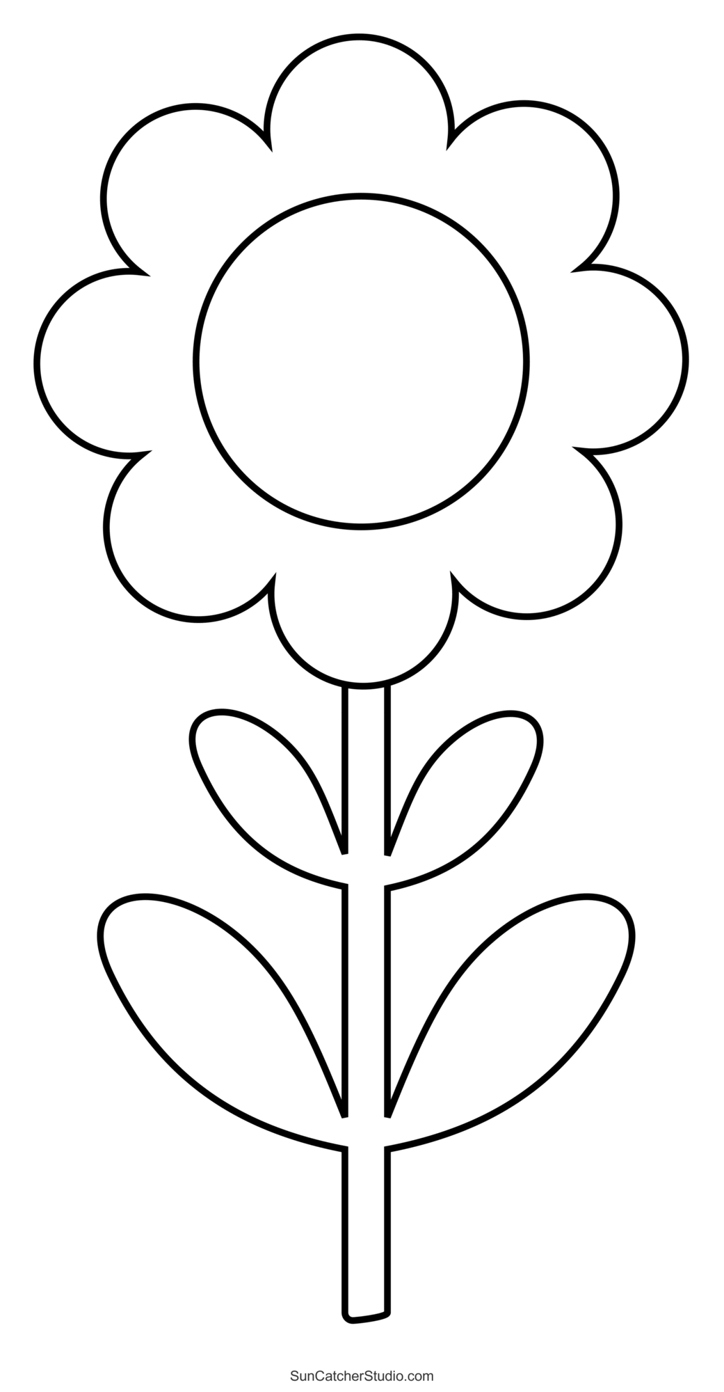 Flower Templates, Patterns, Svg Files (Printable Stencils) – Diy in Free Printable Flower Stencils