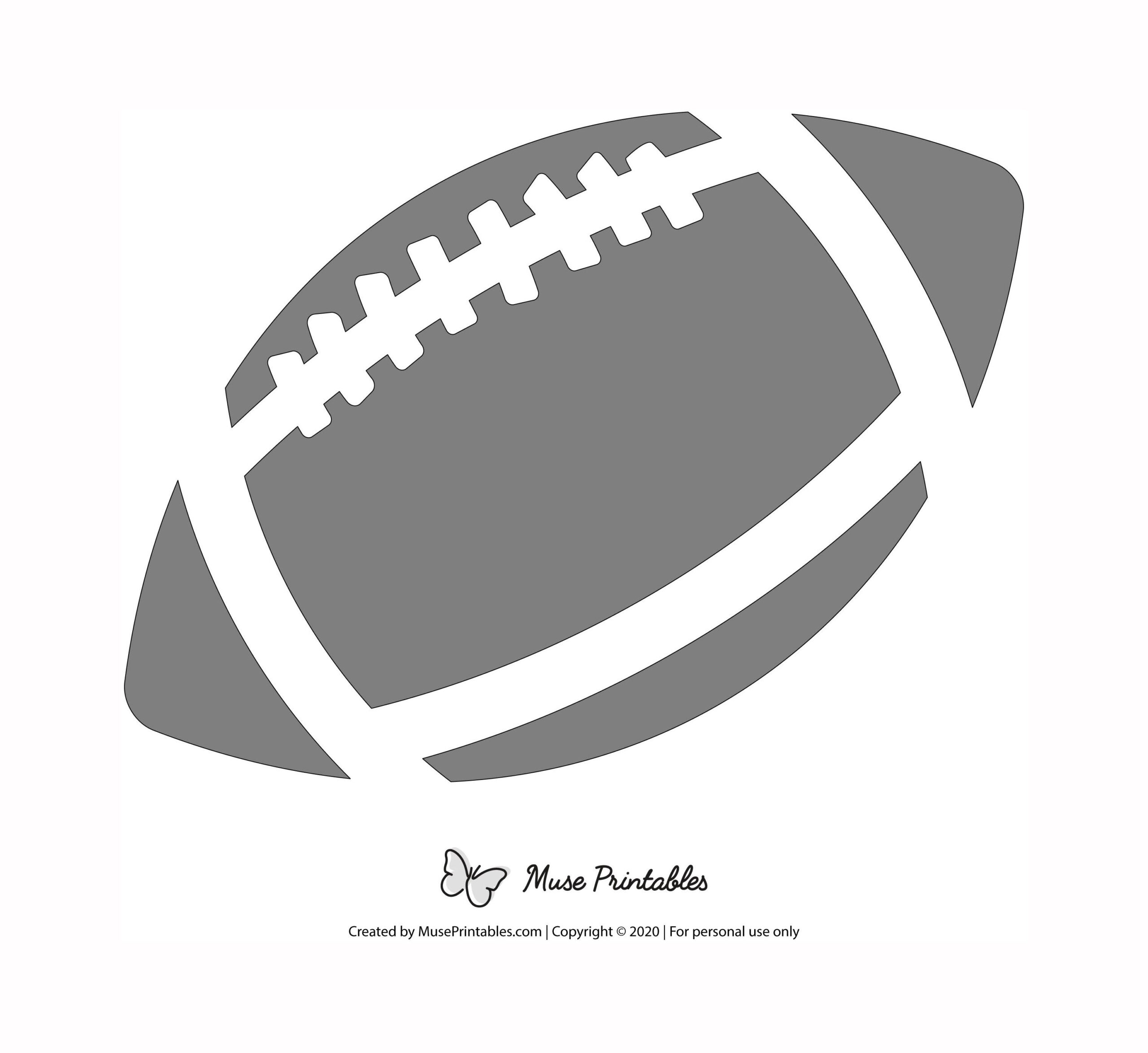 Football (Free Pumpkin Stencil - Pumpkin Pattern - Pumpkin intended for Printable Nfl Pumpkin Carving Patterns Free