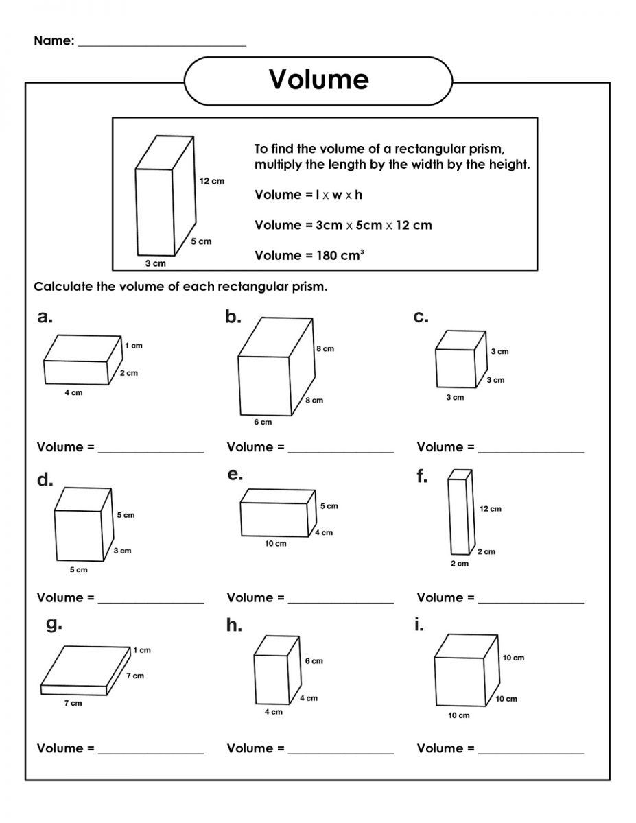 Free 6Th Grade Math Worksheets | K5 Worksheets | Volume Worksheets with regard to Free Printable Volume Of Rectangular Prism Worksheets