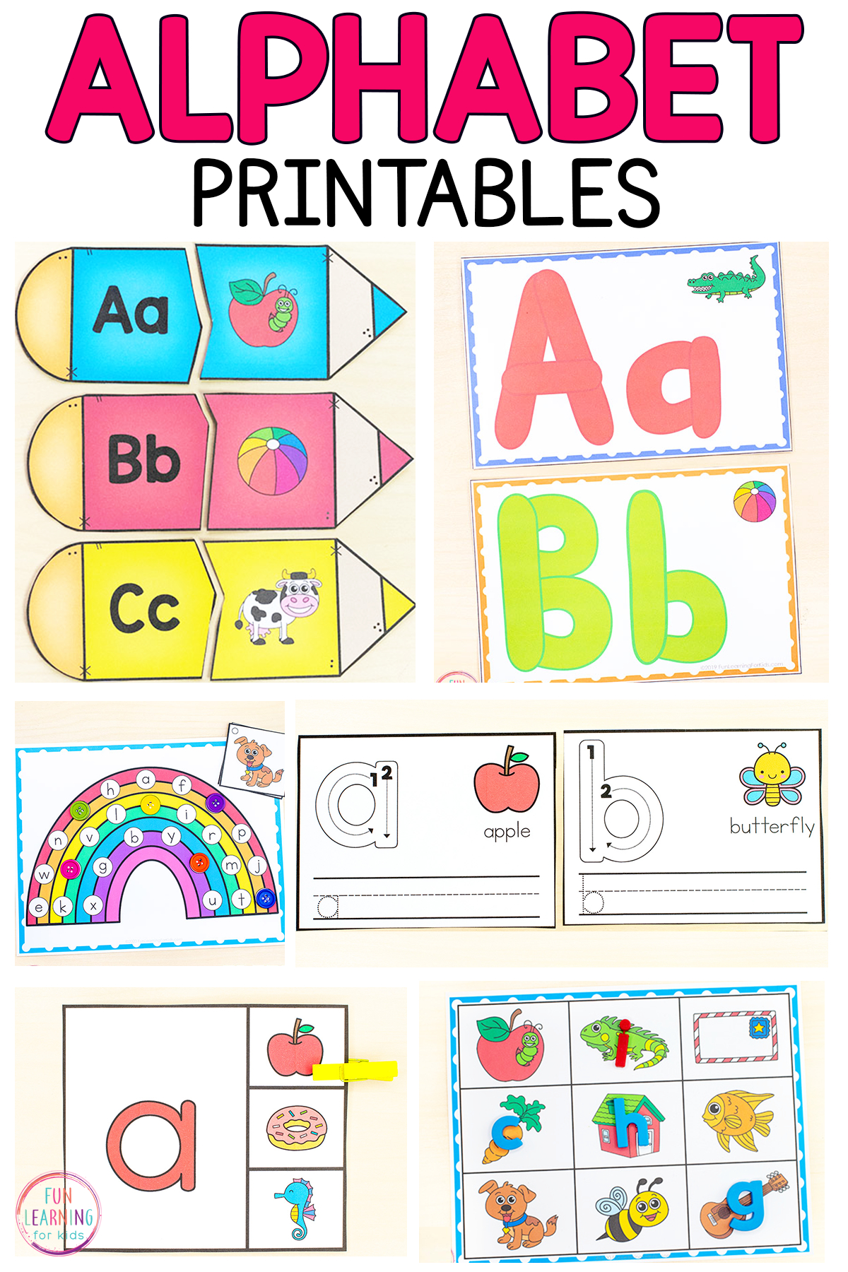 Free Alphabet Printables in Free Letter Printables For Preschool