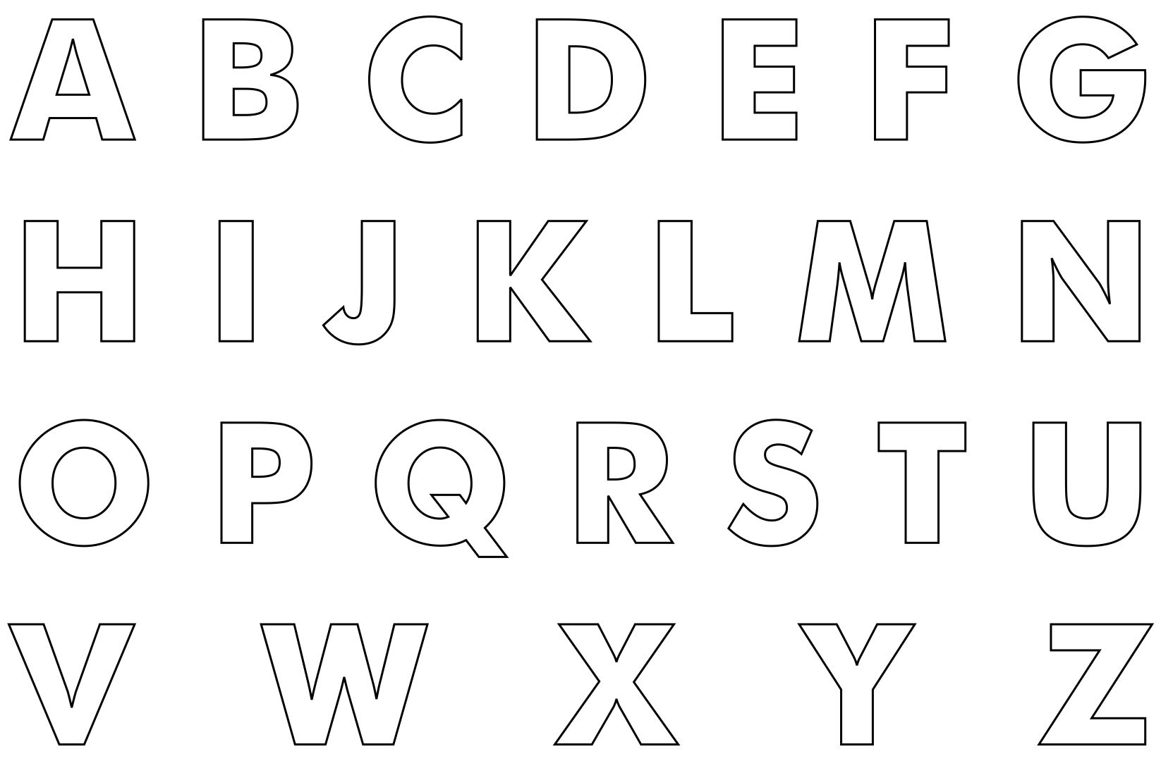 Free Alphabet Printables – Letters, Worksheets, Stencils, 40% Off with regard to Free Printable Cut Out Letter Stencils