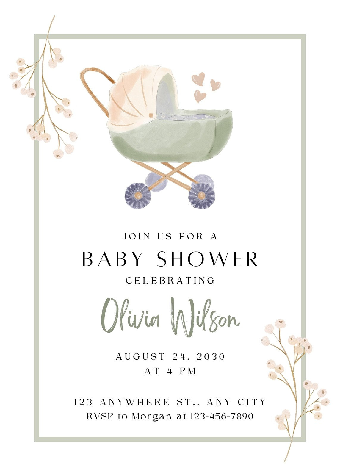 Free And Customizable Baby Shower Templates intended for Baby Invitations Printable Free